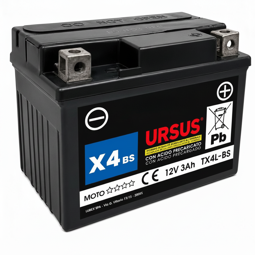 Batteria Moto URSUS TX4L-BS - Identica all'originale