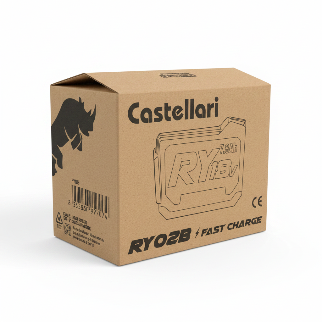 Castellari RY02B - Confezione Kraft Sfondo Bianco
