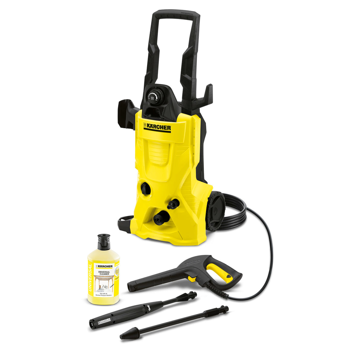 KARCHER - Idropulitrice K4 1.180-150.0 | 130 bar | 420 l/h | Motore Raffreddato ad Acqua | Plug n Clean