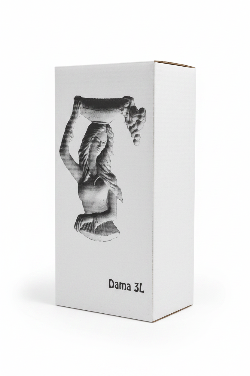Dama 3L scatola packaging