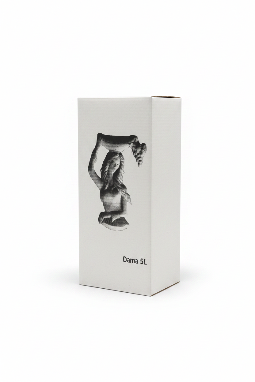 Dama 5L scatola packaging