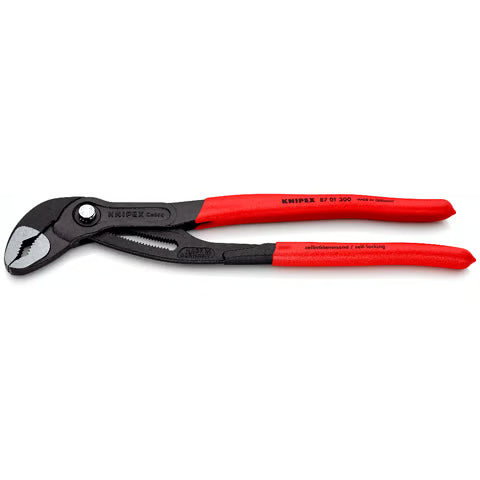 KNIPEX - Cobra Pinza Regolabile per Tubi e Dadi | Acciaio Cromo Vanadio | Autoserrante | 125-300mm | 61 HRC