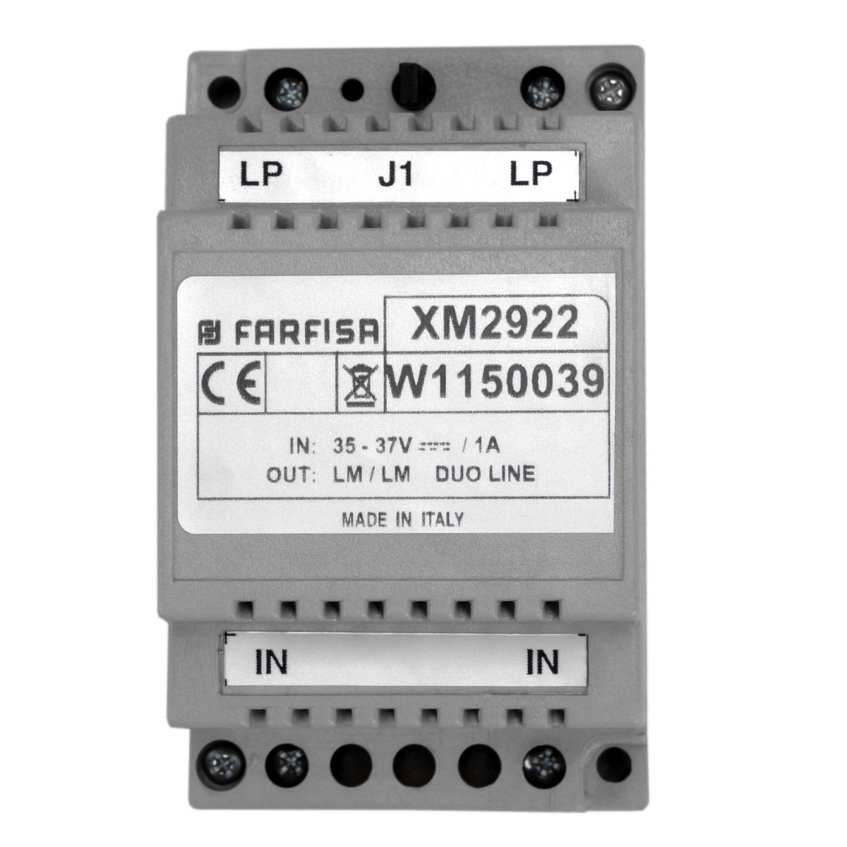 Farfisa 2-Wire Expandable DUO Intercom Kit with External Unit, Exhito Intercom, XM2922 Driver and Power Supply