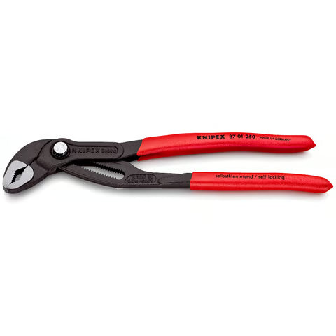 KNIPEX - Cobra Pinza Regolabile per Tubi e Dadi | Acciaio Cromo Vanadio | Autoserrante | 125-300mm | 61 HRC