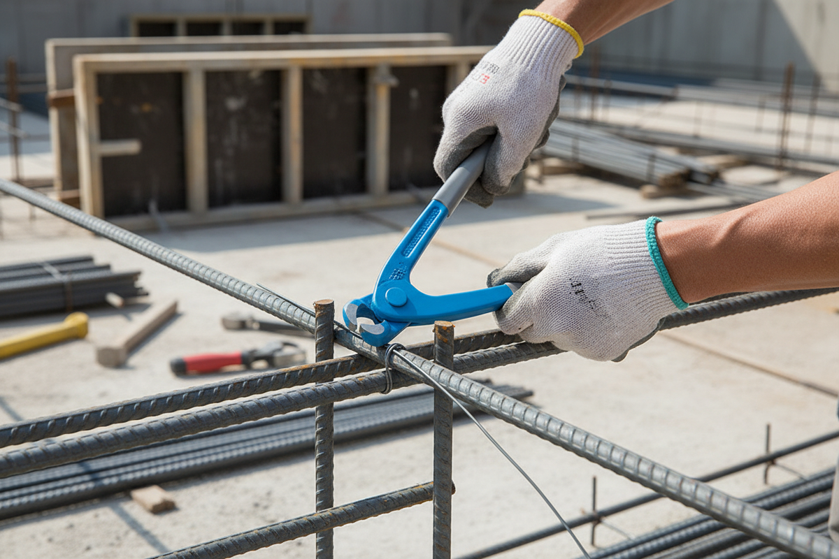 FERVI tenaglia cementista 250mm uso reale cantiere dimensioni