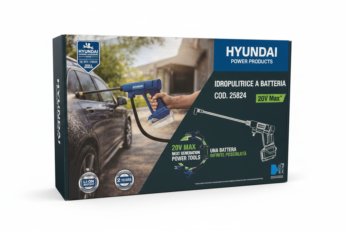 HYUNDAI Idropulitrice 25824 - Confezione