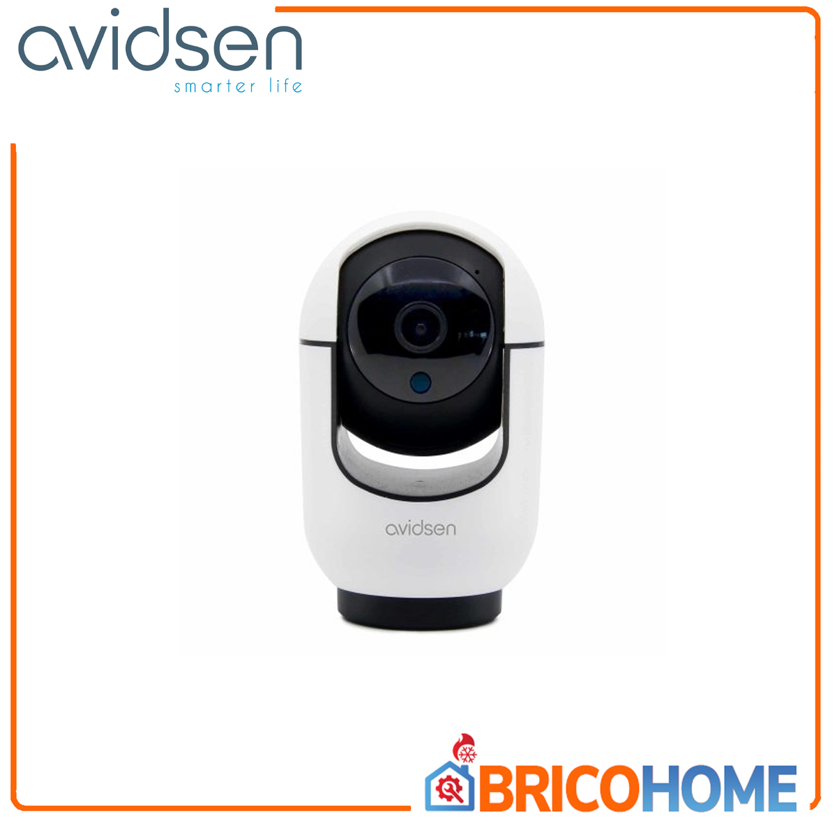 AVIDSEN - Motorisierte WLAN-IP-Kamera HomeCam Indoor | 2,5K | 360° | Automatische Nachführung | Zwei-Wege-Audio