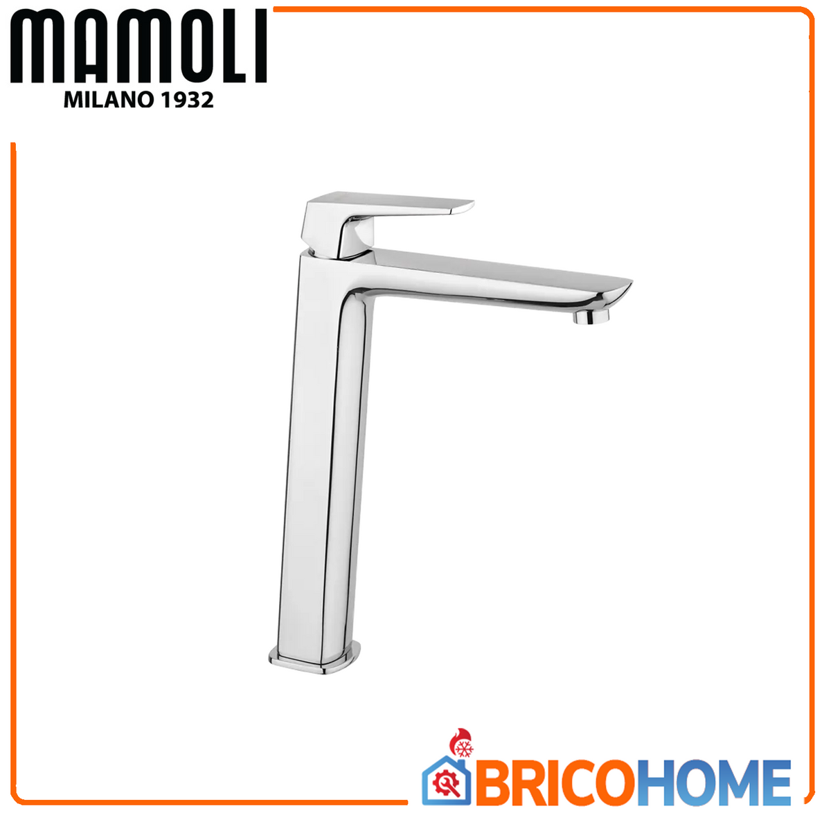 Mamoli Spartaco tall basin mixer with chrome finish