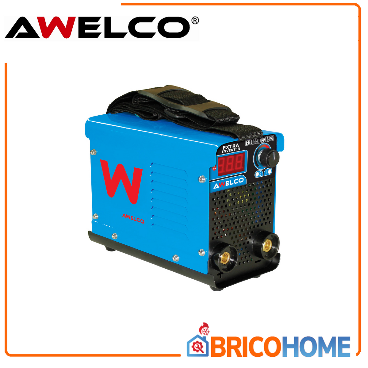 AWELCO - Saldatrice Inverter MMA Extra 200 50075R | 200A | IGBT | 30-200A | Elettrodi 1,6-5,0mm