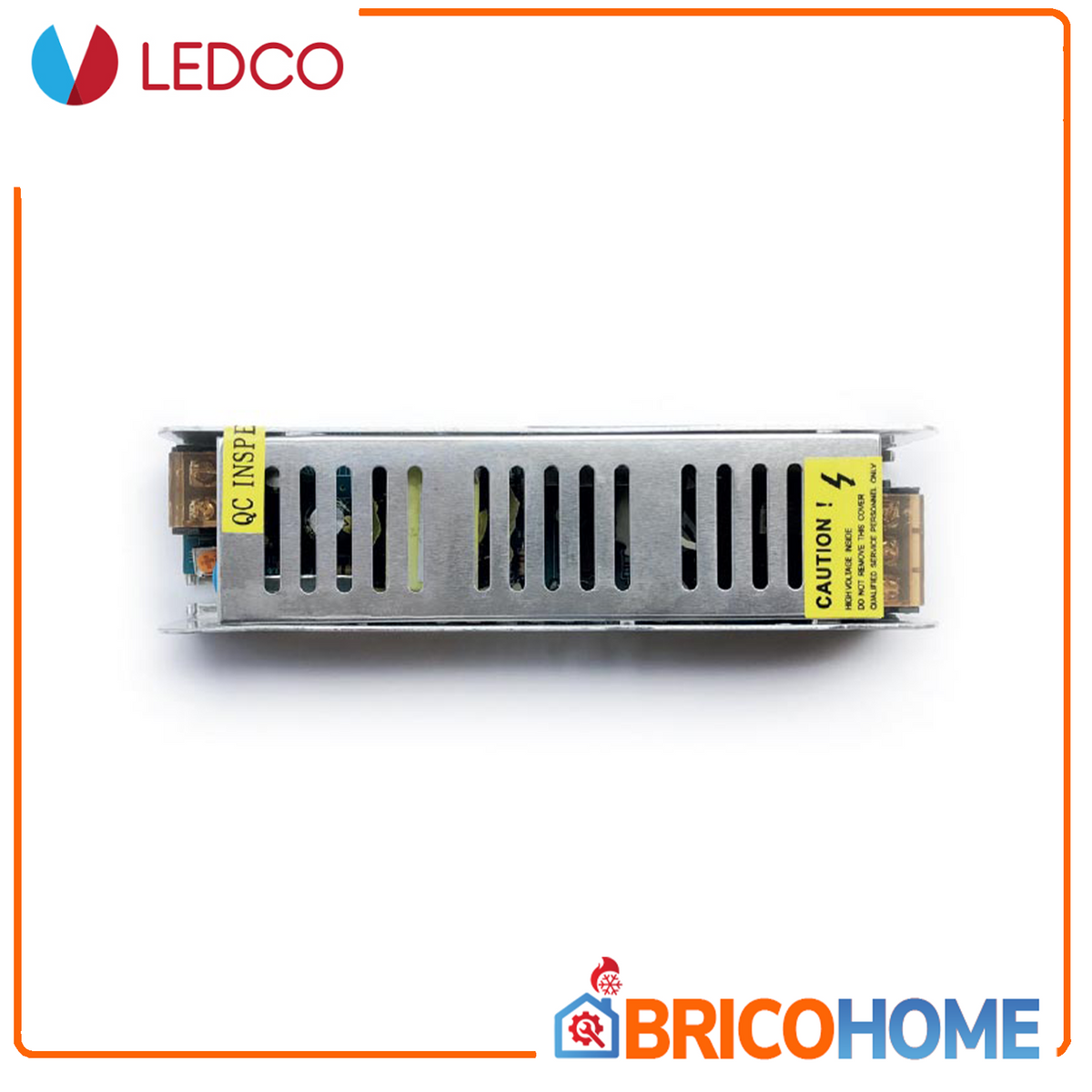 LEDCO - Alimentatore Trasformatore 24V DC 80W TR2480 | 110-240V AC | Strisce LED | Parete