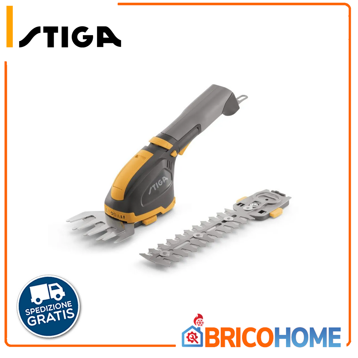 STIGA SGM 102 AE multifunctional battery-powered hedge trimmer