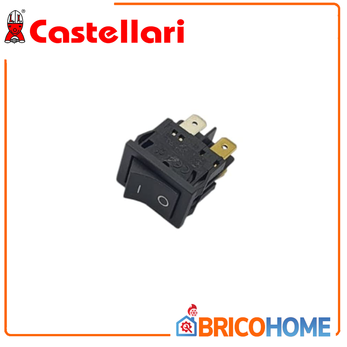 CASTELLARI - Interruttore ON/OFF 4 Poli 12A OE600215 | Abbacchiatori Olivance Fenix Tornado Vertigo