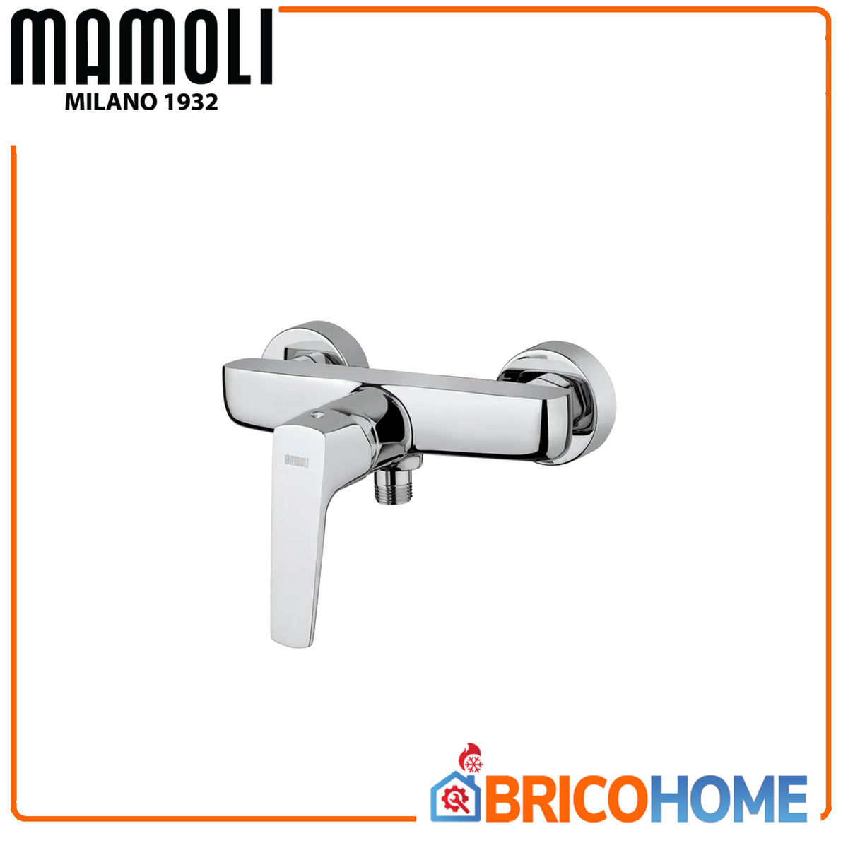 MAMOLI - Mitigeur monocommande extérieur douche Spartaco | Installation murale | Finition chrome