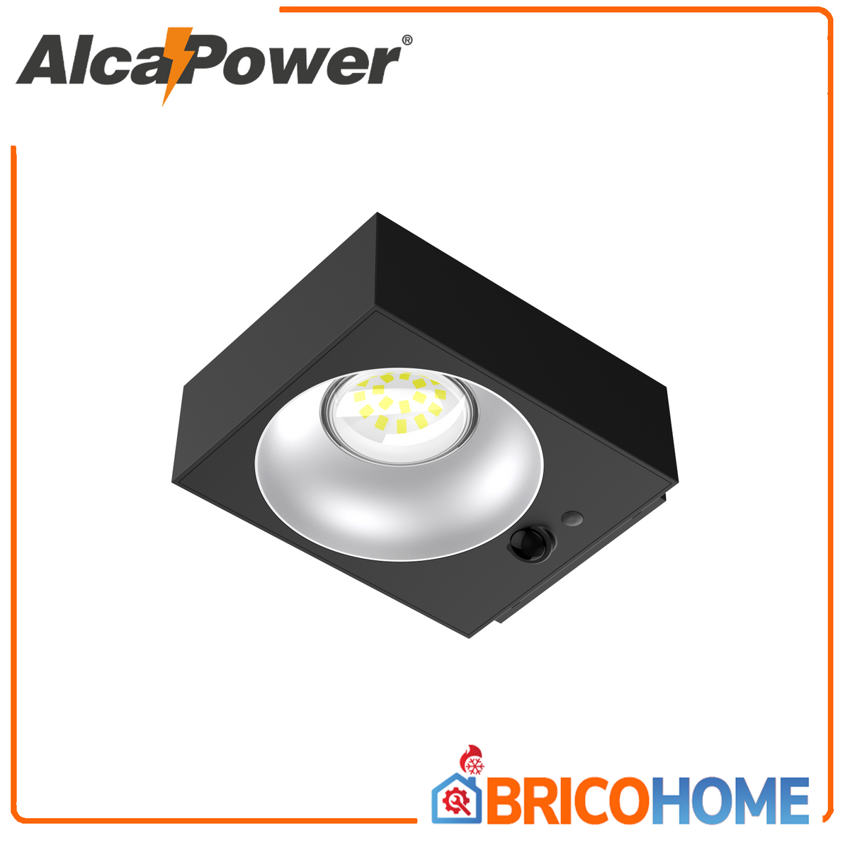 Alcapower 1000lm Solar LED Wall Light with PIR and Twilight Sensor