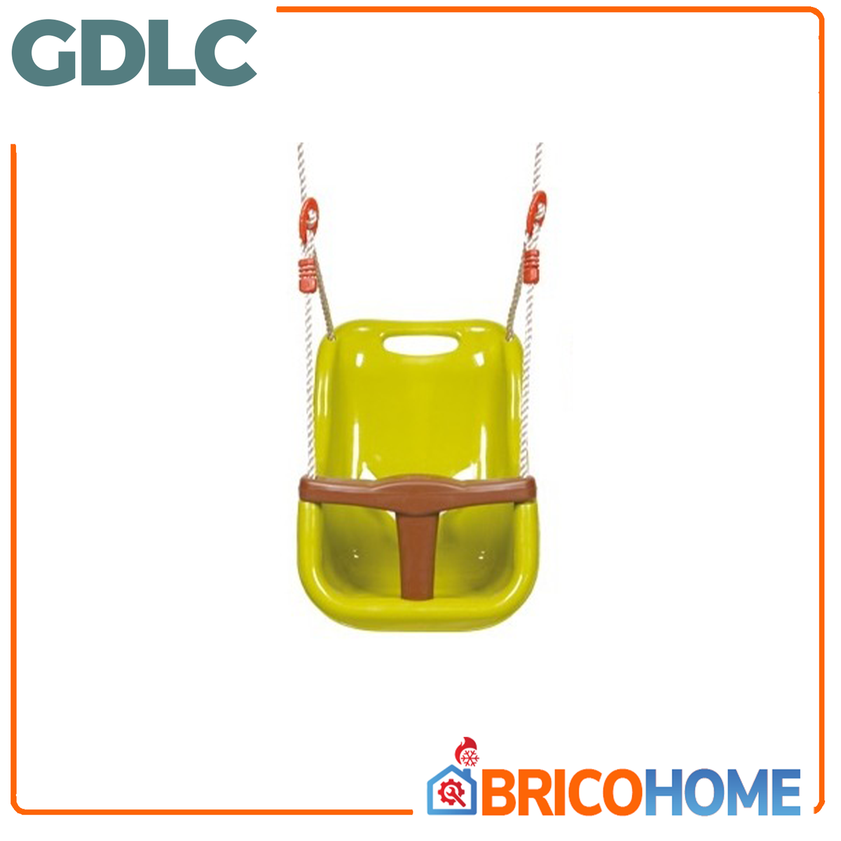Safety Going - Altalena Seggiolino Bimbo | 6-24 Mesi | Portata 15kg | Imbracatura Sicurezza | PP+PE