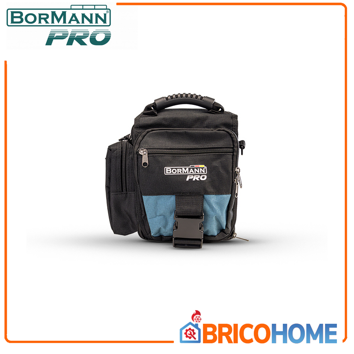 BORMANN Profi-Werkzeugtasche 19x25cm mit 7 Taschen - BTB3020