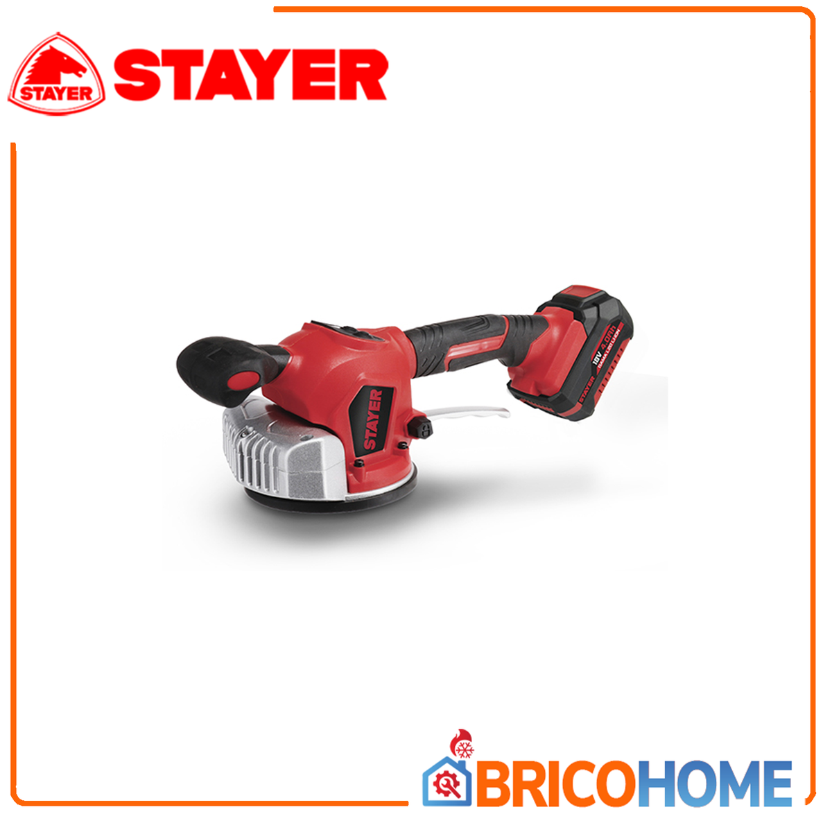 18V Vibrating Tile Suction Cup with 2 x 2Ah Batteries - Stayer TV L2022