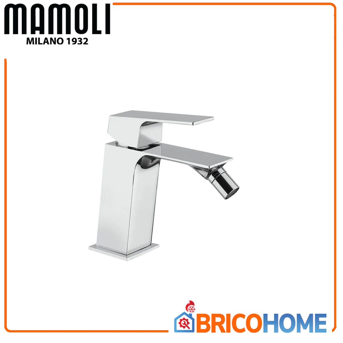 Mamoli Chrome Finish Bidet Mixer with Blade Waste