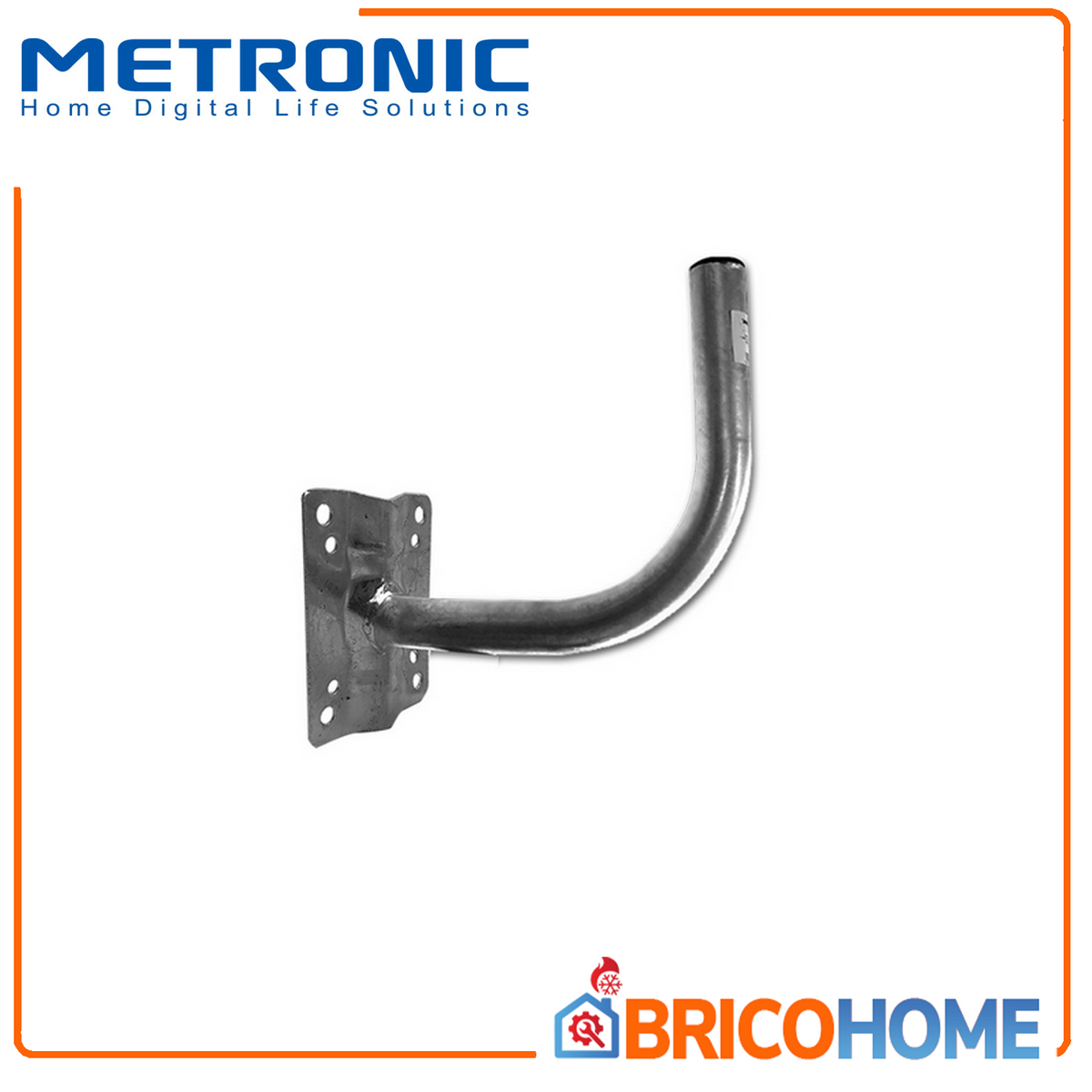Supporto a muro per parabola e antenne 24cm