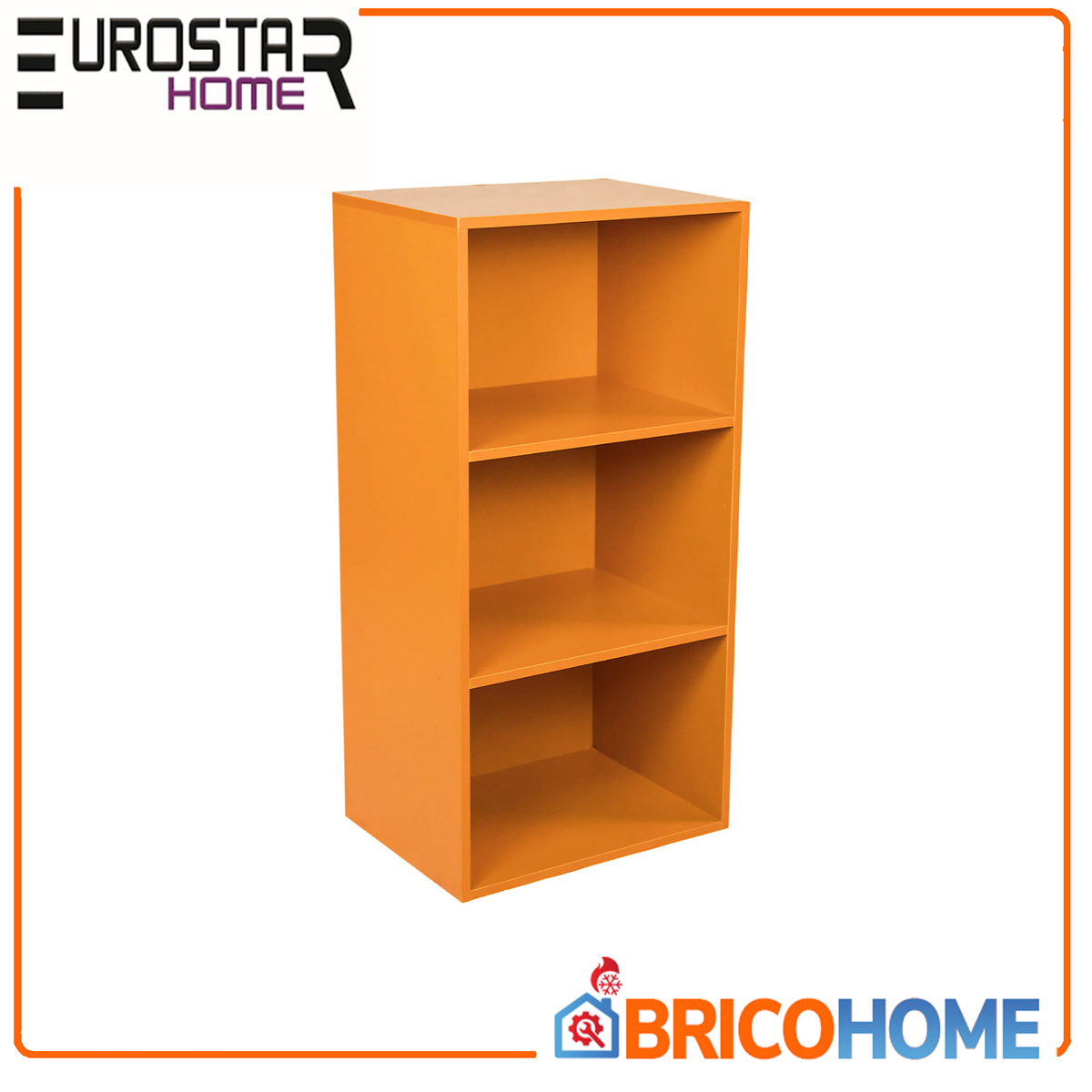 Libreria Componibile Modulare FREE | 3 Ripiani | 42x29x89 cm | MDF Laminato | Impilabile