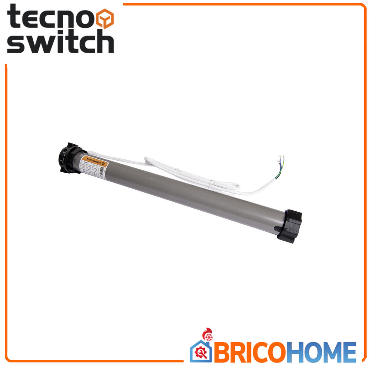 TECNO SWITCH - Rohrmotor Rollläden 30Nm MO030AN | Ø45mm | Mechanische Endschalter | 230V | Markisen