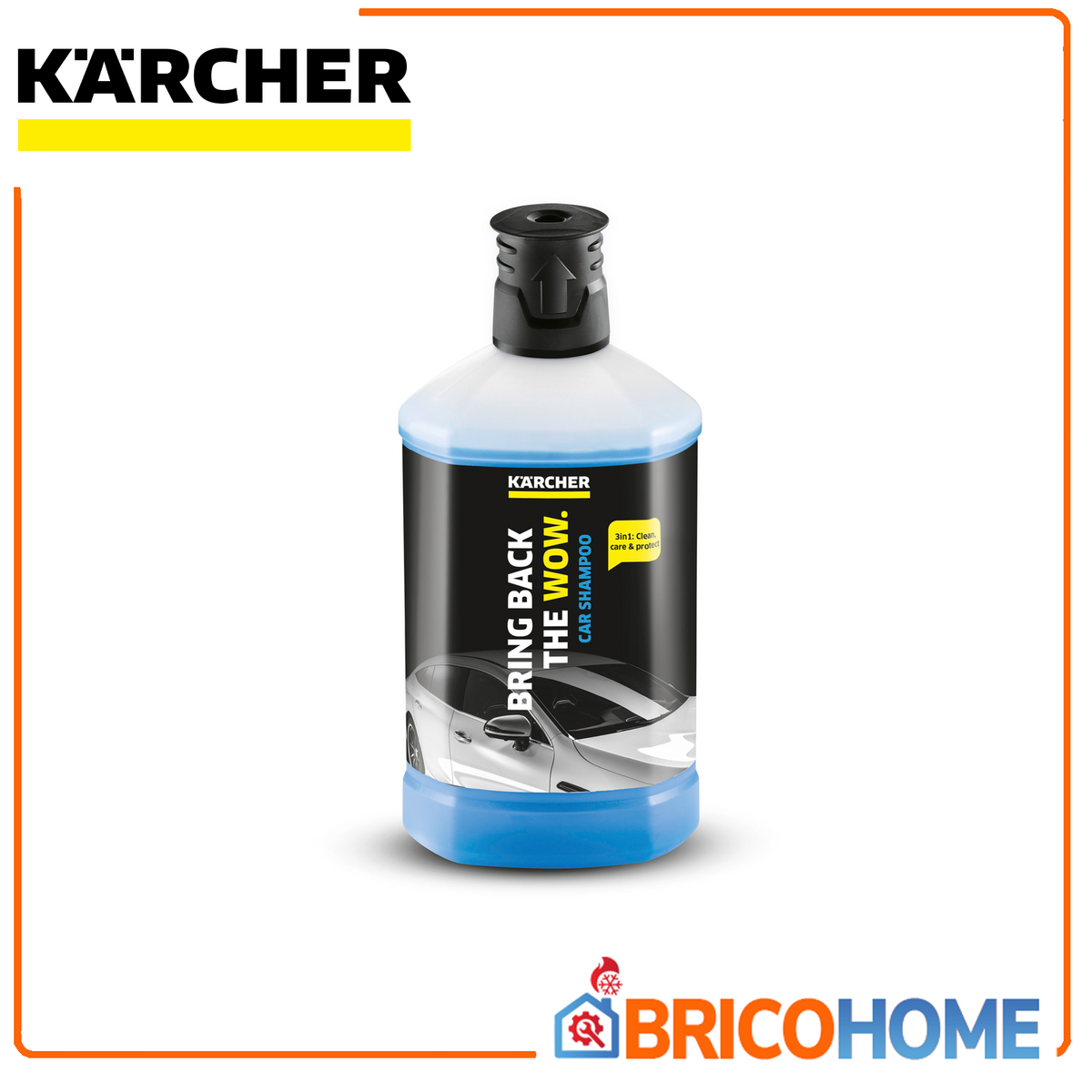 3-in-1 car and motorcycle cleaning shampoo for pressure washers - KARCHER