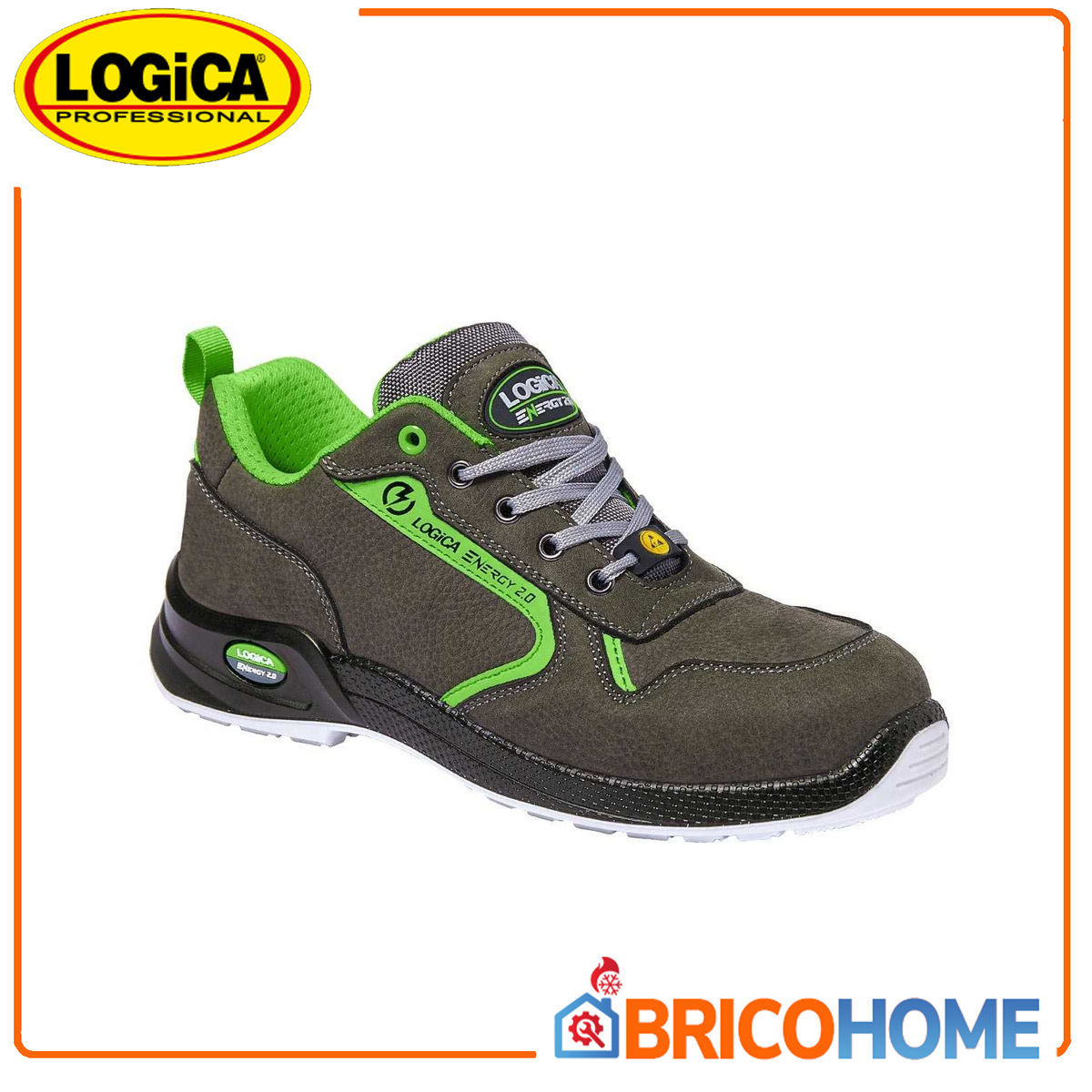 Logica Chaussures de sécurité S3S en cuir nubuck basses TIBET2