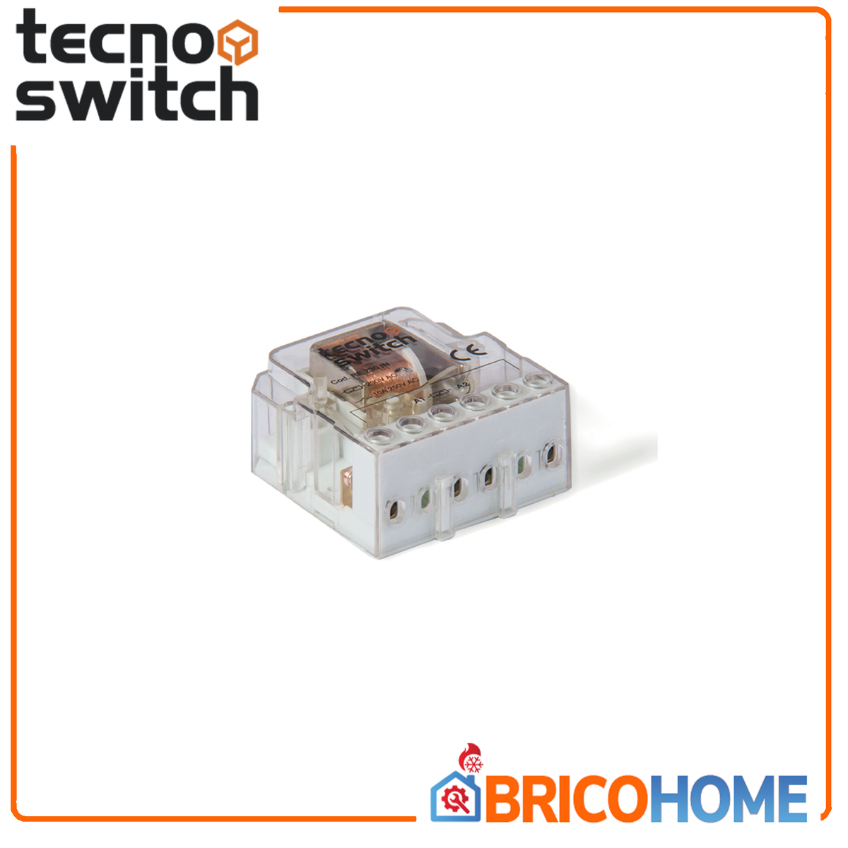 Tecno Switch - Relè Meccanico ad Impulsi RE230IN | 1 Contatto | 230V | 10A