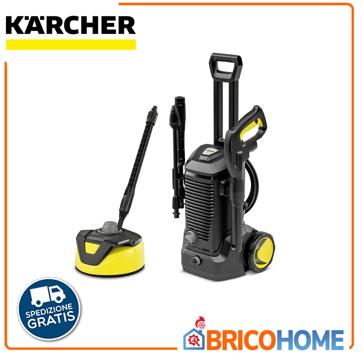 K6 Black T5 165BAR 21000W Kaltwasser-Hochdruckreiniger mit Zubehör