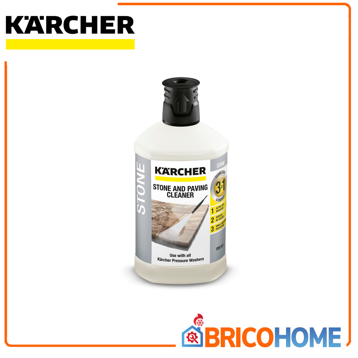 KÄRCHER 3-in-1 Boden- und Fassadenreiniger für Hochdruckreiniger