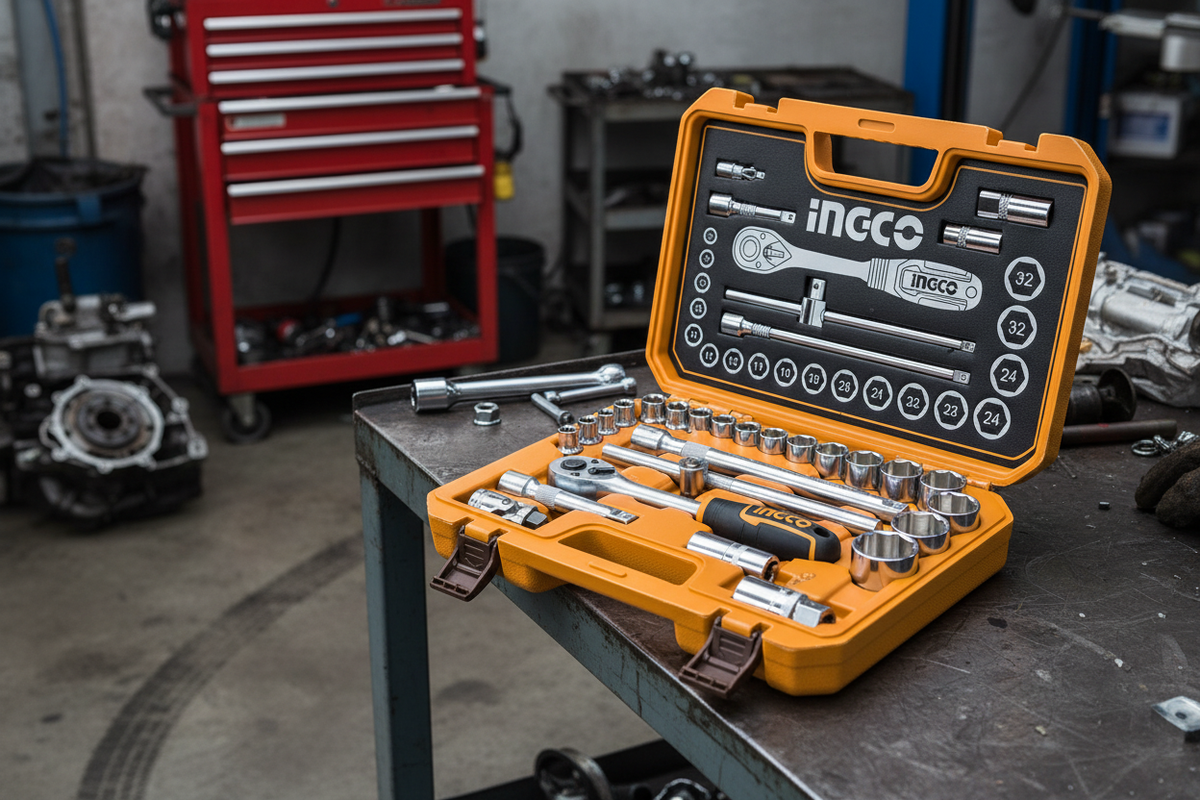 INGCO Set 25pz - Ambientato in Officina