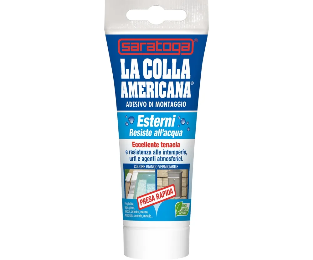 Saratoga Adesivo di montaggio La Colla Americana® per esterni 200gr
