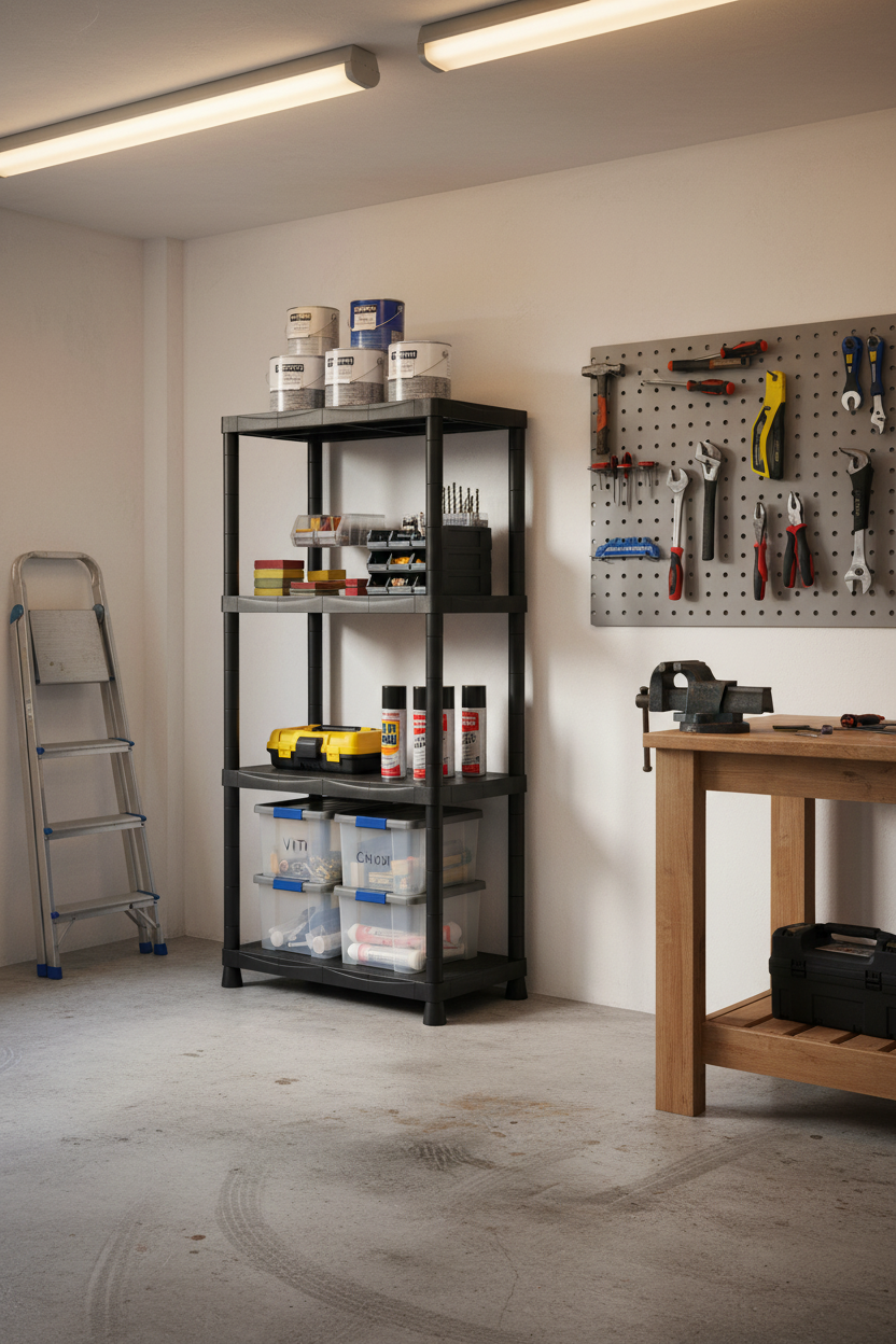 Scaffale Nero - Garage Fai da Te