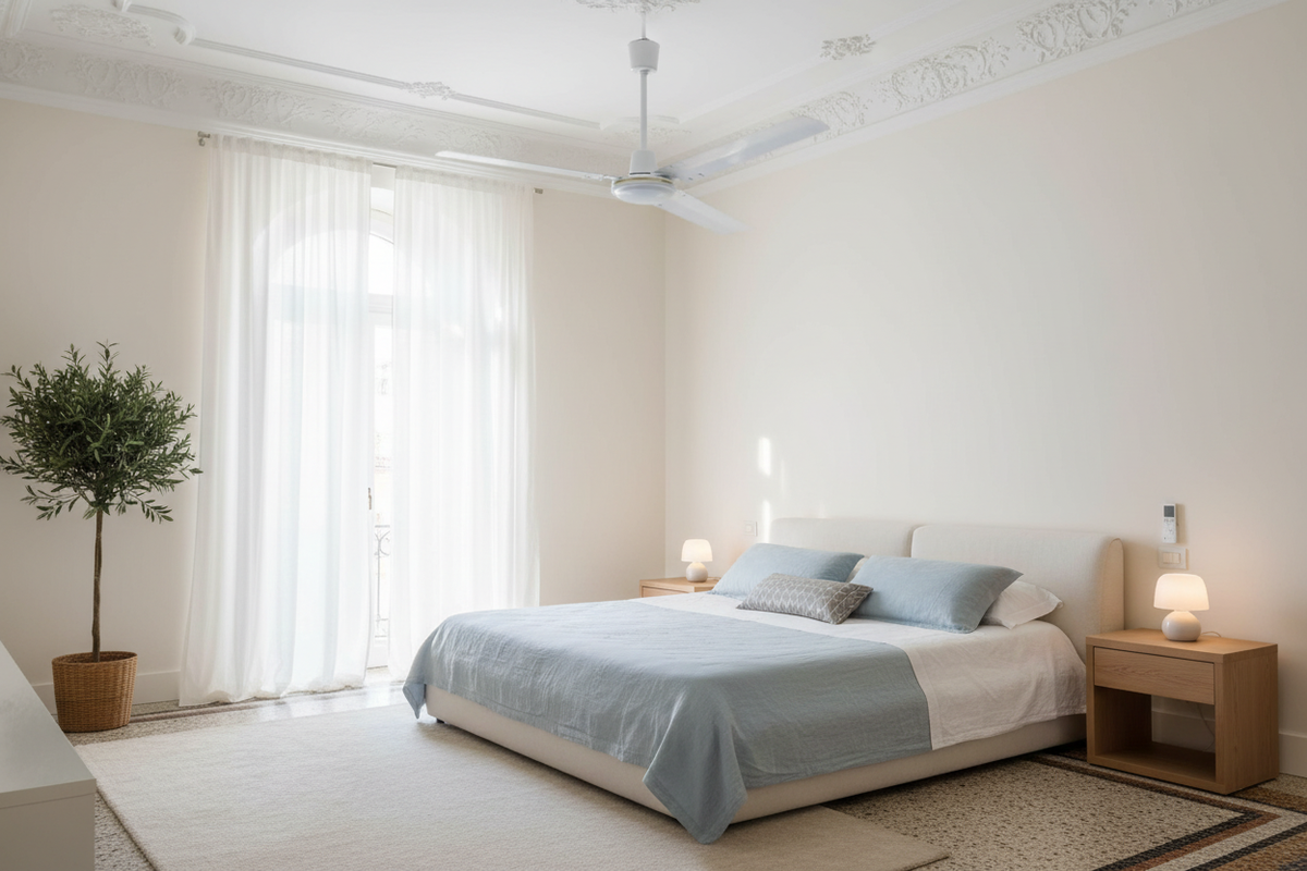 Ventilatore soffitto Vinco 140cm camera letto