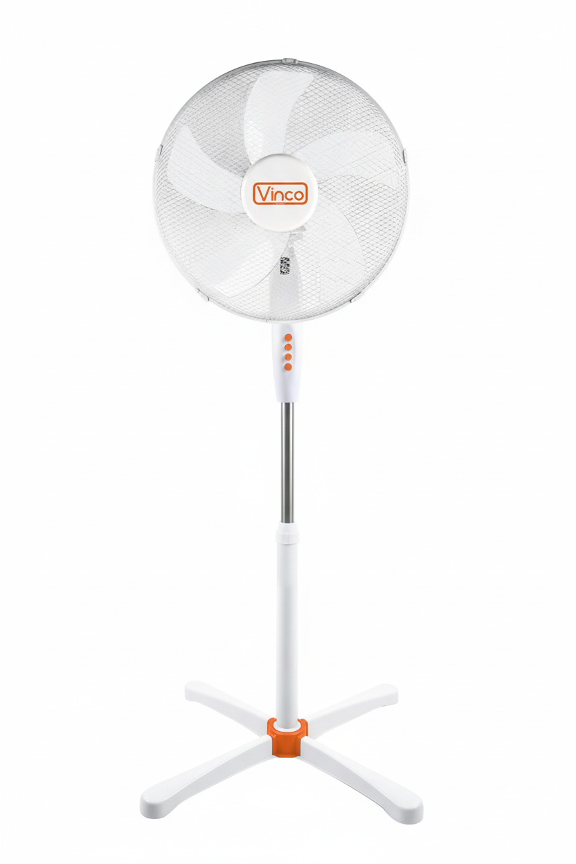 Ventilatore Vinco sfondo bianco pulito
