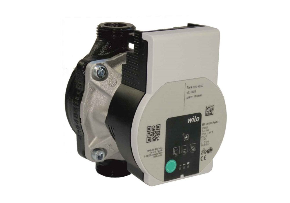 WILO - Circolatore Inverter Para 15/6 SC | Interasse 130mm | 1" | Riscaldamento e Biomassa