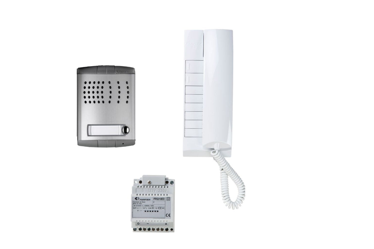 1PEXD 2-Draht (1+1) Einfamilien-Audio-Intercom-Kit - FARFISA -