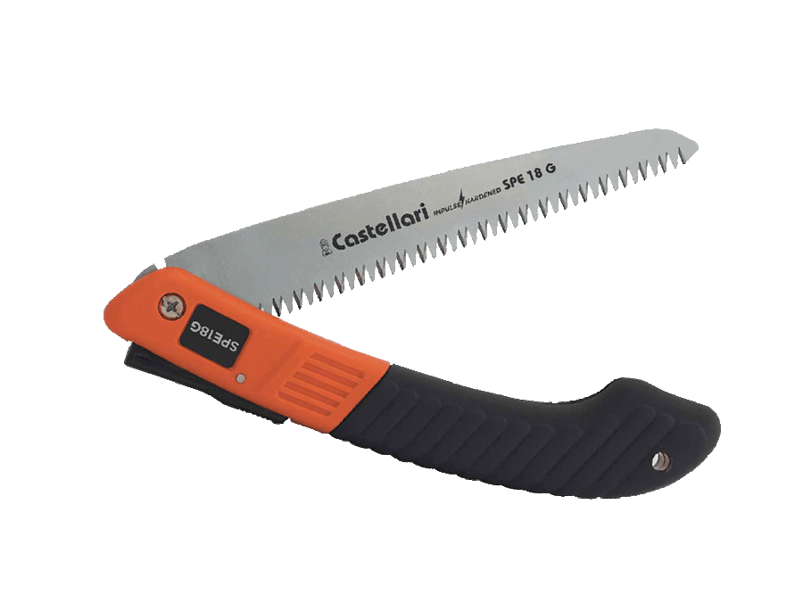 Scie d'élagage pliante lame droite 18 cm SPE 18 G CASTELLARI