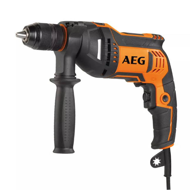 AEG Schlagbohrmaschine 750W SBE 750 RE | 27Nm | 13mm Bohrfutter | Reversierbar | Im Koffer