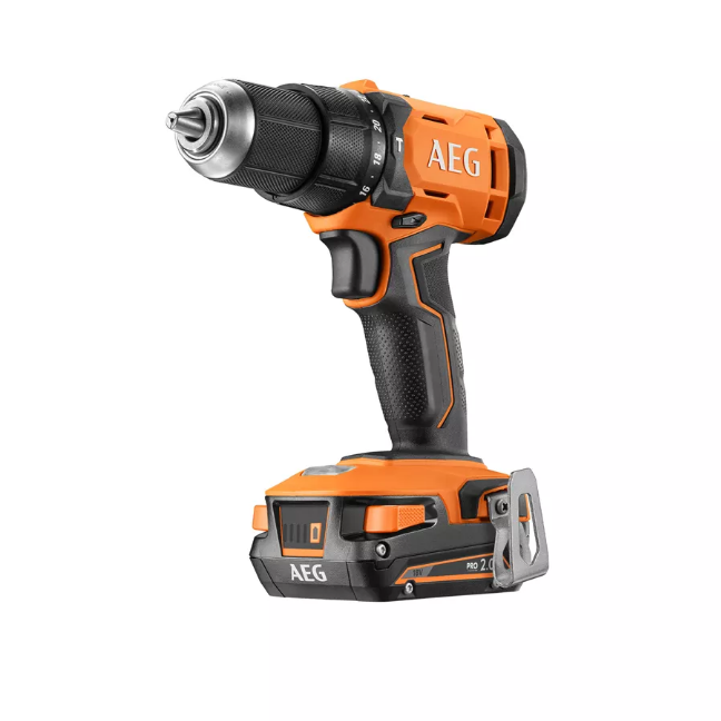 AEG Trapano Avvitatore a Percussione 18V BSB 18G4-202C | 60Nm | 2 Batterie 2Ah | Valigetta | Sistema PRO18V