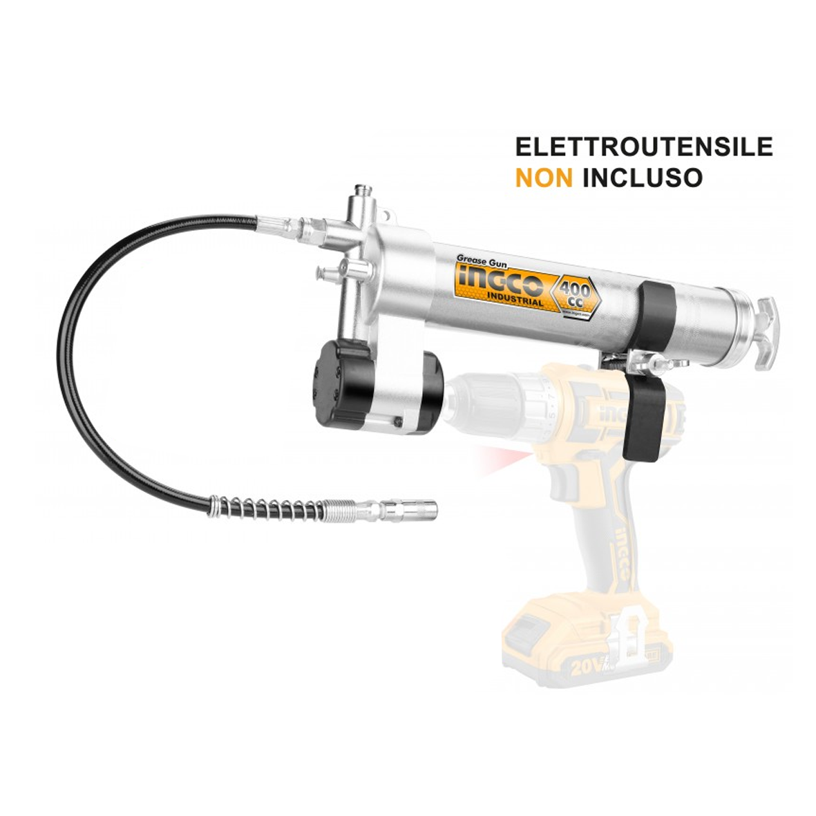 Fettkartuschenhalter für Bohrmaschine - INGCO