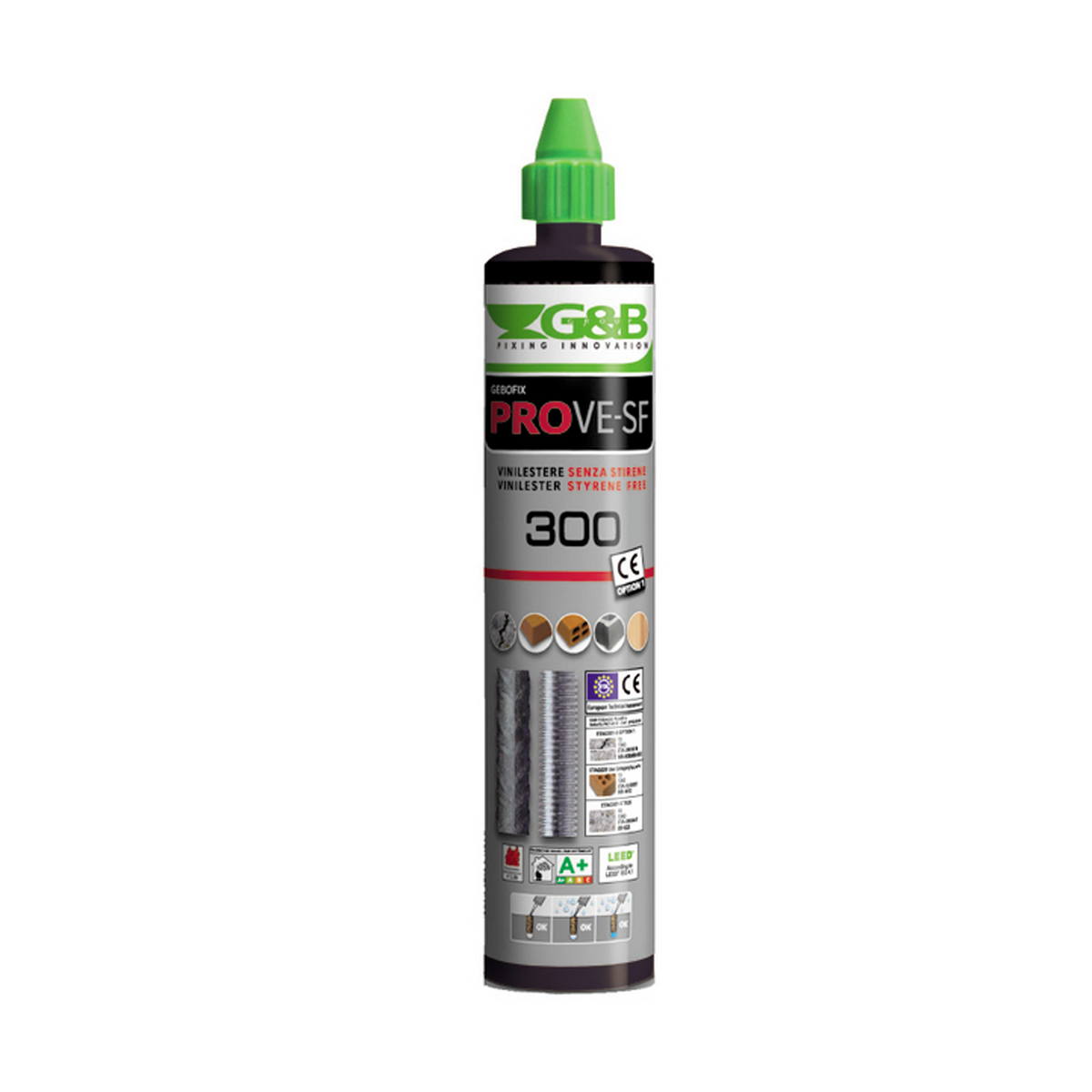 Gebofix PRO VE-SF CE1 Chemischer Dübel auf Vinylesterbasis ohne Styrol - 300ml