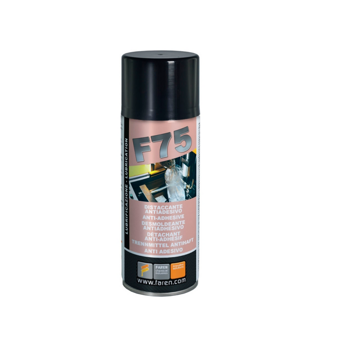 FAREN - Spray Distaccante Antiadesivo Siliconico F75 400ml | Lubrificante | Stampaggio | Legno | Carta