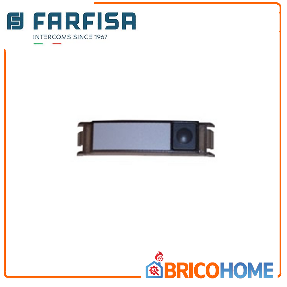 Bouton d’appel noir pour poste extérieur - Farfisa AG21 | AGL21