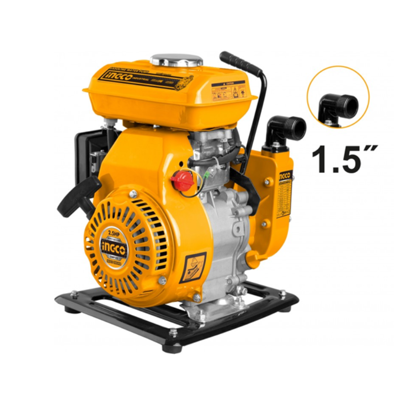 MOTOPOMPA BENZINA A SCOPPIO 2,5HP INGCO - La Fattoria