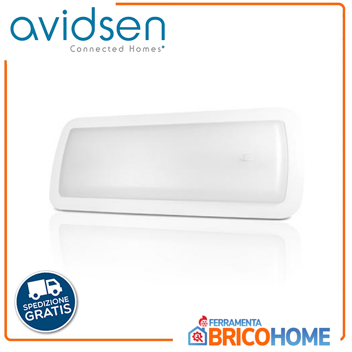 AVIDSEN 14 LED Wand- und Einbau-Notleuchte