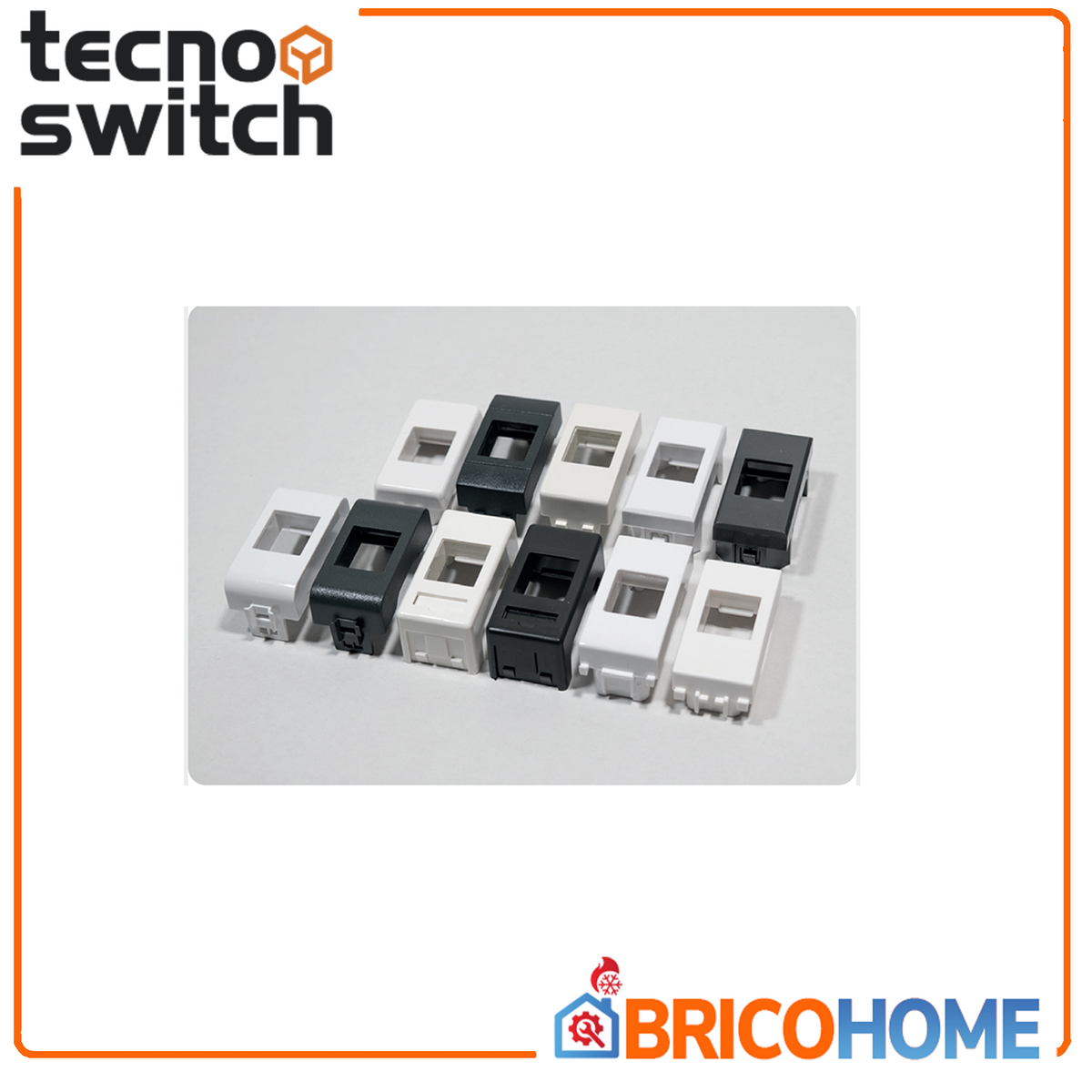 Tecno Switch adattatori per serie civili Keystone