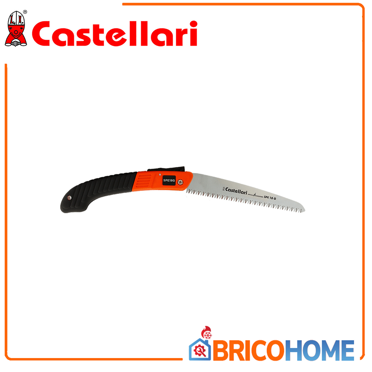 Scie d'élagage pliante lame droite 18 cm SPE 18 G CASTELLARI