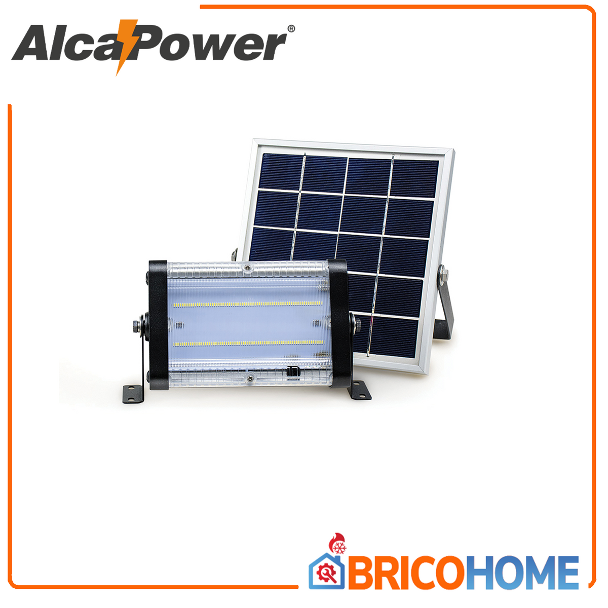 ALCAPOWER - Proiettore Solare SOL10-PRO 929610 | 3000lm | 15W | IP65 | Telecomando | 4000K