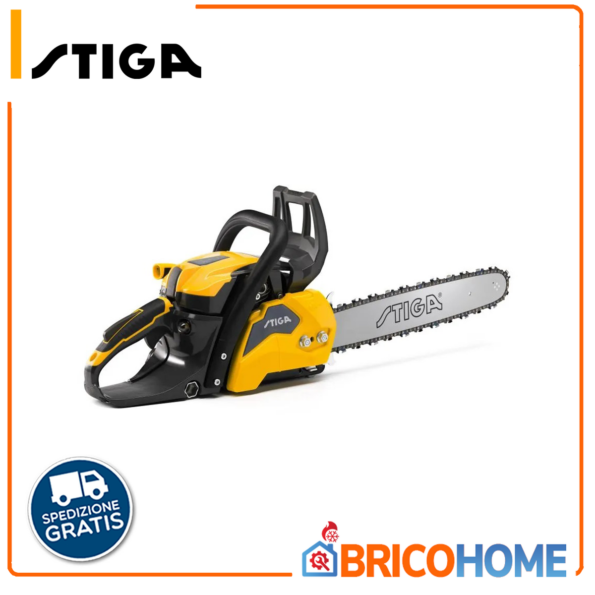 Motosega a scoppio 42,4 cc barra 40cm 16'' - CS 545 STIGA